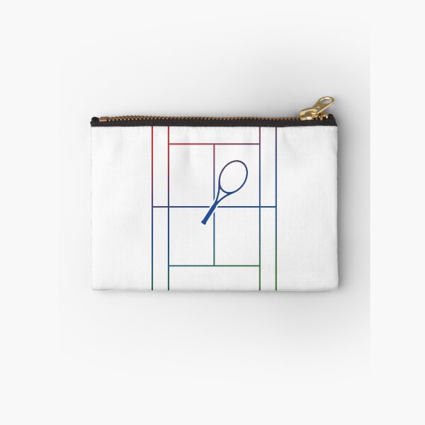 Item preview, Minimalist Tennis Court Layout Gradient Racket Sports Art designed and sold by KiwiRider.