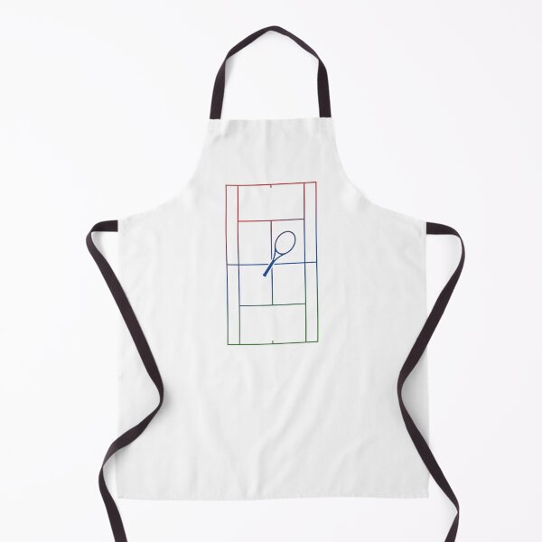 Item preview, Minimalist Tennis Court Layout Gradient Racket Sports Art designed and sold by KiwiRider.