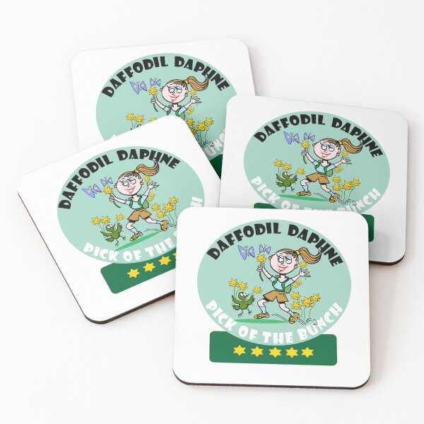 Item preview, Daffodil Daphne Pick Of The Bunch hiking cartoon designed and sold by Al Benge - NZ & Australian Art.
