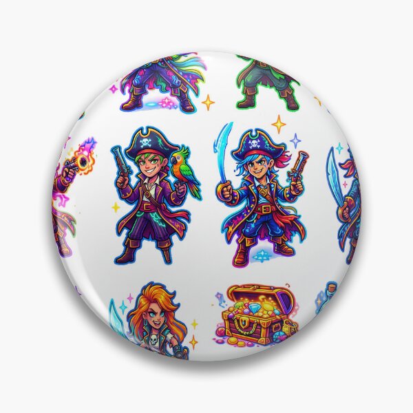 Item preview, Mini Cartoon Pirates Collection designed and sold by Freestyle Prints.
