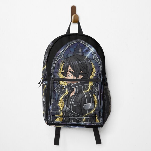 Item preview, Kirito Sword Art Online Dark Stained Glass Hero designed and sold by mildaclairmo.