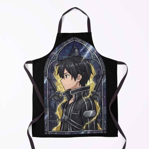 Item preview, Kirito Sword Art Online Dark Stained Glass Hero designed and sold by mildaclairmo.