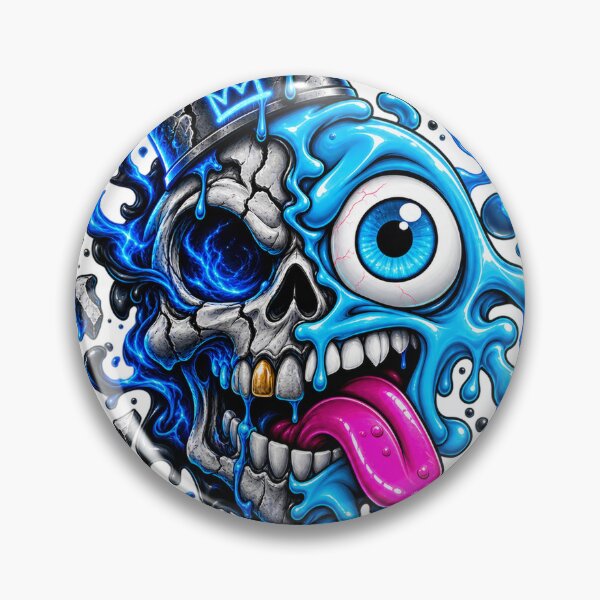 Item preview, Split Skull Slime designed and sold by VYBORA Studio.