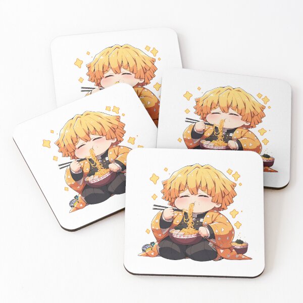 Item preview, Zenitsu Agatsuma Demon Slayer Extra Kawaii Ramen Feast designed and sold by mildaclairmo.