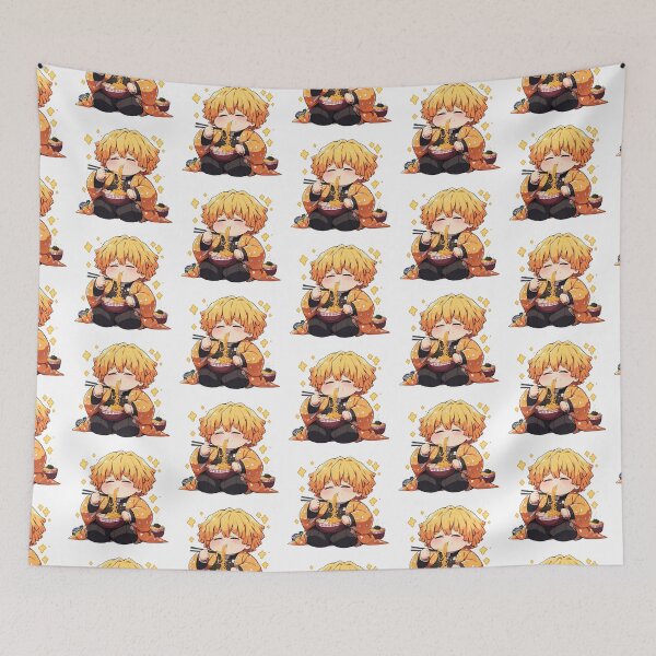 Item preview, Zenitsu Agatsuma Demon Slayer Extra Kawaii Ramen Feast designed and sold by mildaclairmo.