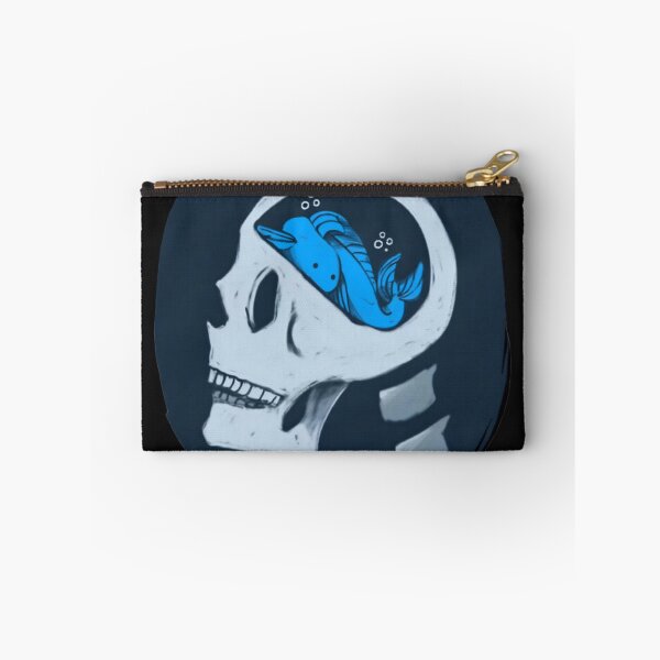 Item preview, Fish Inside Skull Surreal Art Cute designed and sold by RicBeastLab.