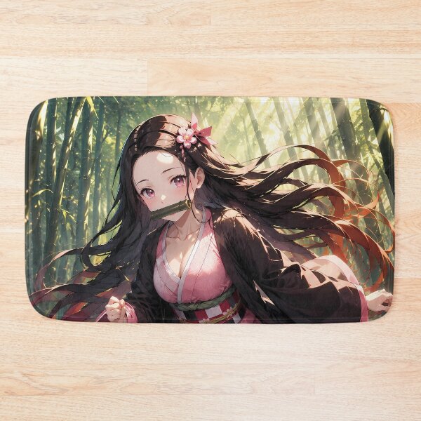 Item preview, Nezuko Kamado Demon Slayer Bamboo Forest Sprint designed and sold by mildaclairmo.