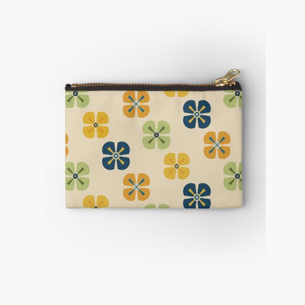 Item preview, Retro Kitchen Flowers Blue, Green, and Yellow designed and sold by jehb.creative.
