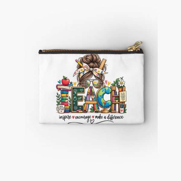 Item preview, Teach with Love Teacher Pencil & Daisy Design designed and sold by DijaMar.