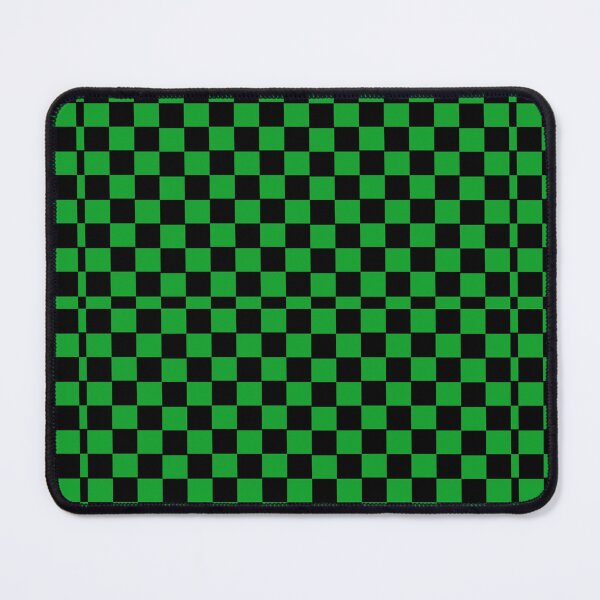 Item preview, Green and black checkerboard pattern designed and sold by Robobonez.