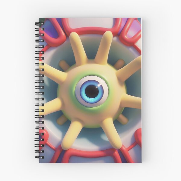 Item preview, Eye of the Atom Flower   designed and sold by Duke and Dutchess Creations .