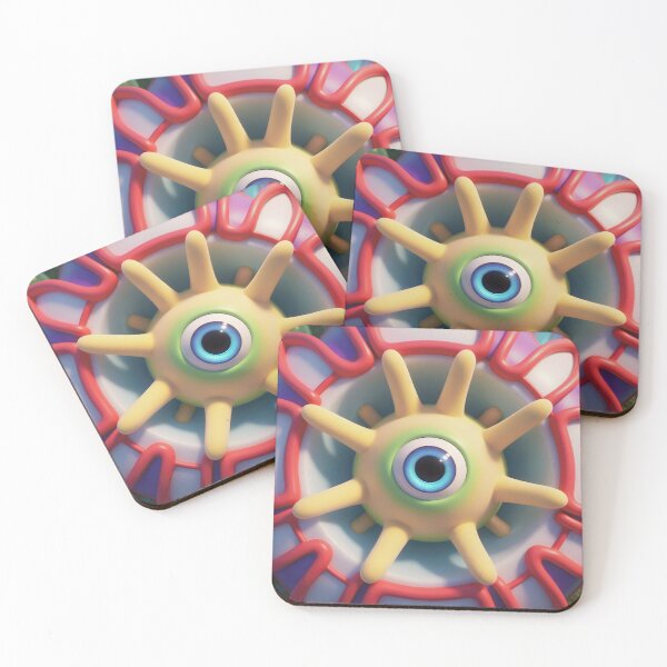 Item preview, Eye of the Atom Flower   designed and sold by Duke and Dutchess Creations .