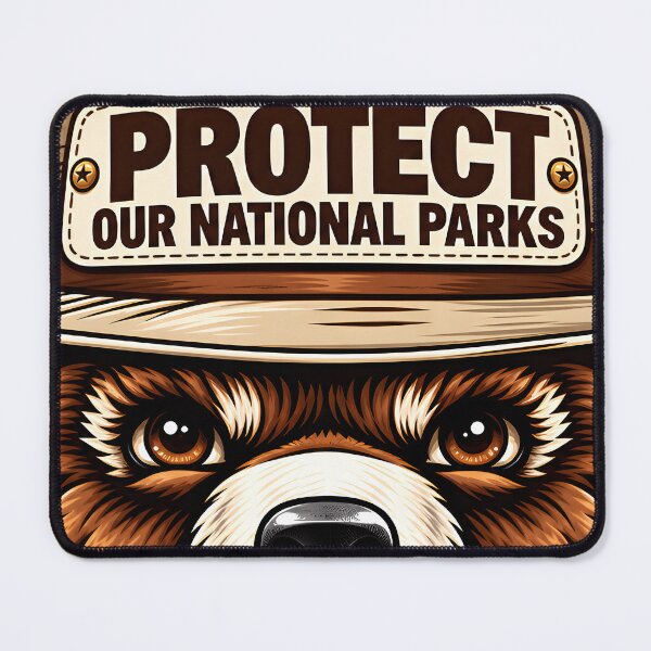 Item preview, Protect Our National Parks – Bear Wildlife Conservation Design designed and sold by WAUZ.