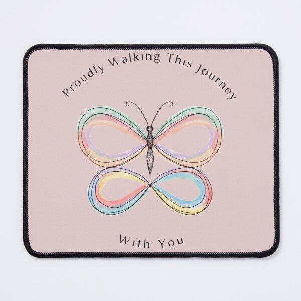 Item preview, Proudly Walking This Journey With You – Butterfly Infinity Art designed and sold by Sezee.