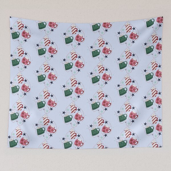 Item preview, Hot Cocoa Christmas Seamless Design designed and sold by Cato Designs.