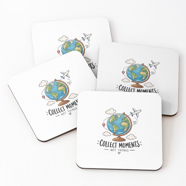 Item preview, Collect Moments Not Things – Travel Globe designed and sold by     GoodVibe Prints.
