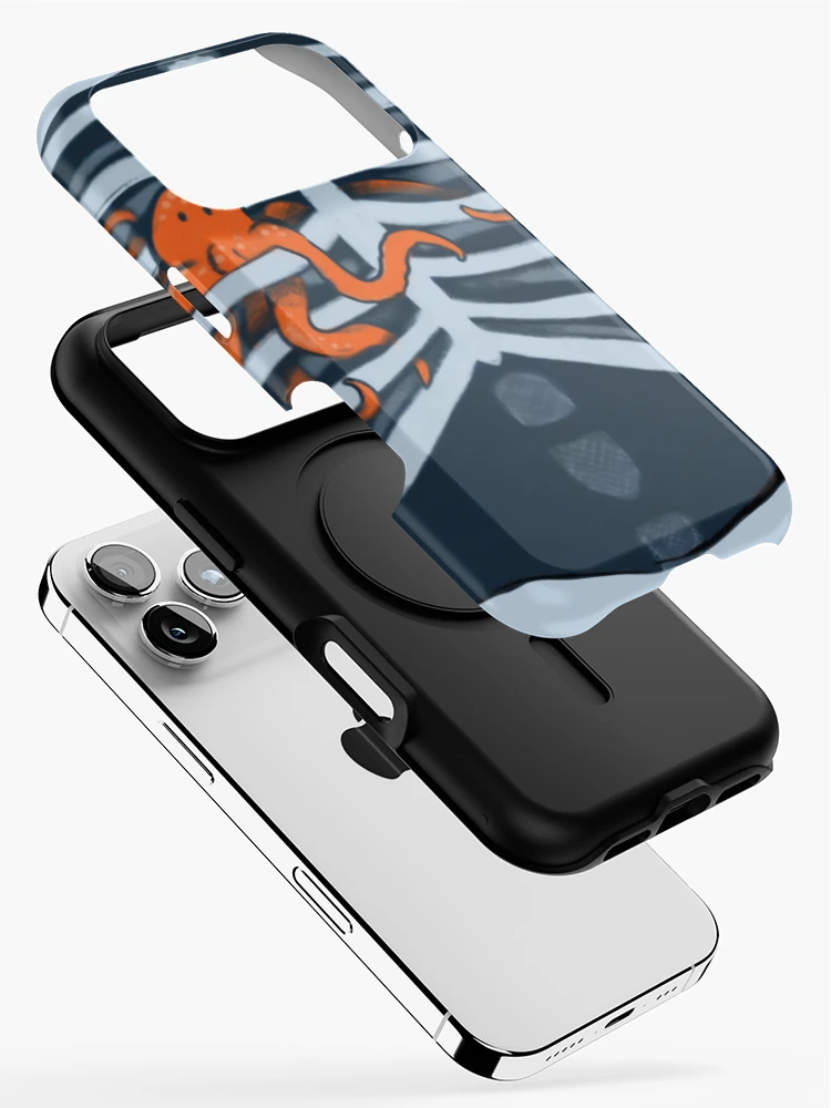 Thumbnail 2 of 4, iPhone Case, Octopus Ribcage Heart Surreal designed and sold by RicBeastLab.