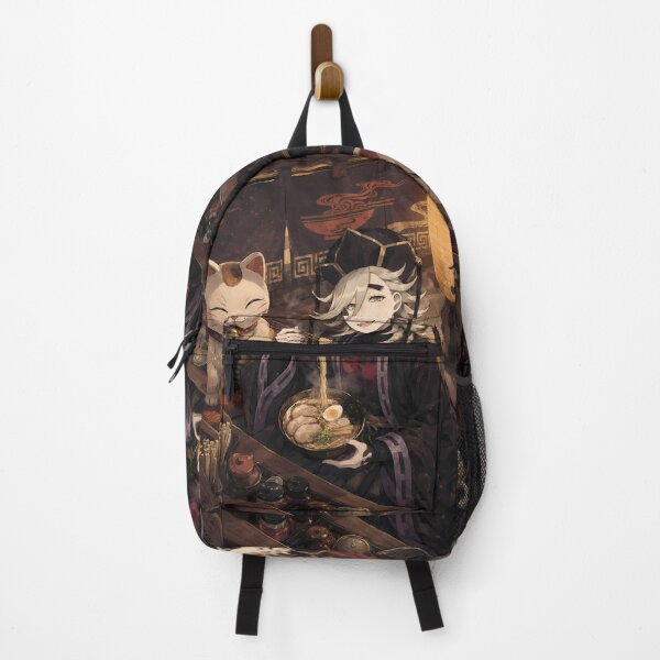 Item preview, Douma Demon Slayer Ramen Shop Lucky Cat Evening designed and sold by mildaclairmo.