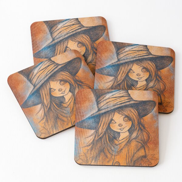 Item preview, Autumn Witch designed and sold by Lykaon Art.