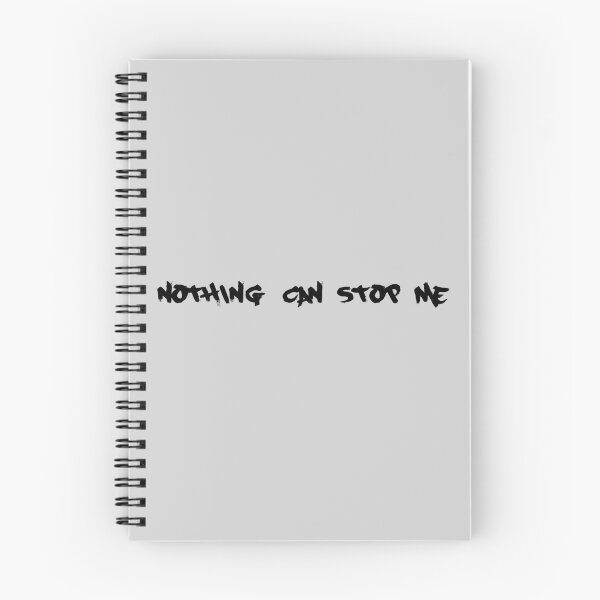 Item preview, Nothing Can Stop Me grey/black designed and sold by blueprint198686.