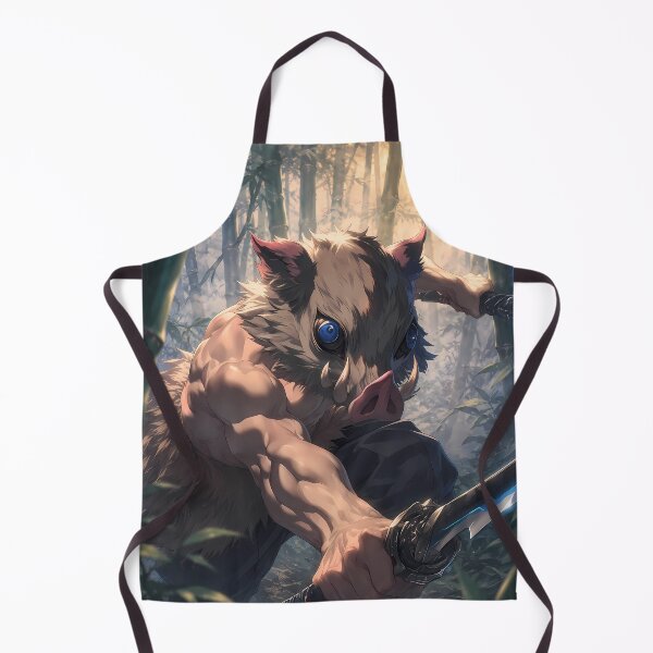 Item preview, Inosuke Hashibira Demon Slayer Bamboo Forest Ambush designed and sold by mildaclairmo.
