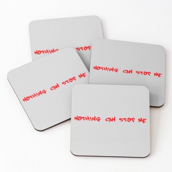 Item preview, Nothing Can Stop Me grey/red designed and sold by blueprint198686.