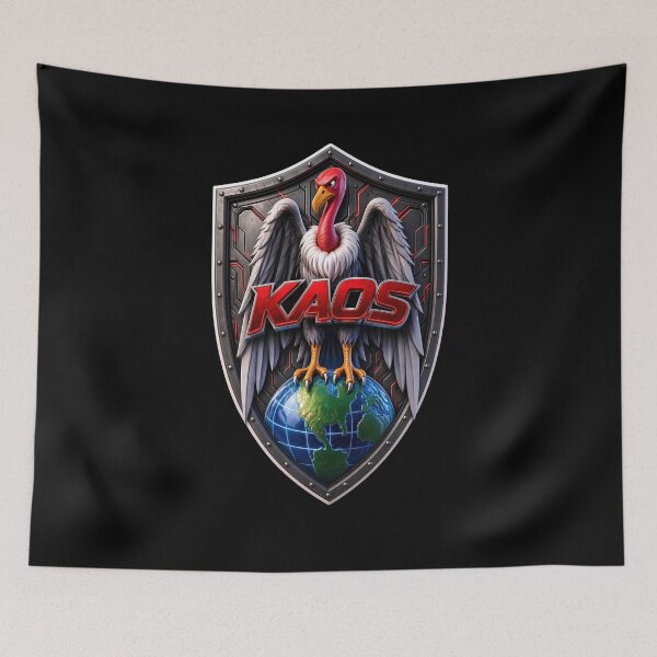 Item preview, KAOS World Domination | Funny Retro Spy Comedy Villain Emblem designed and sold by dwinburn.