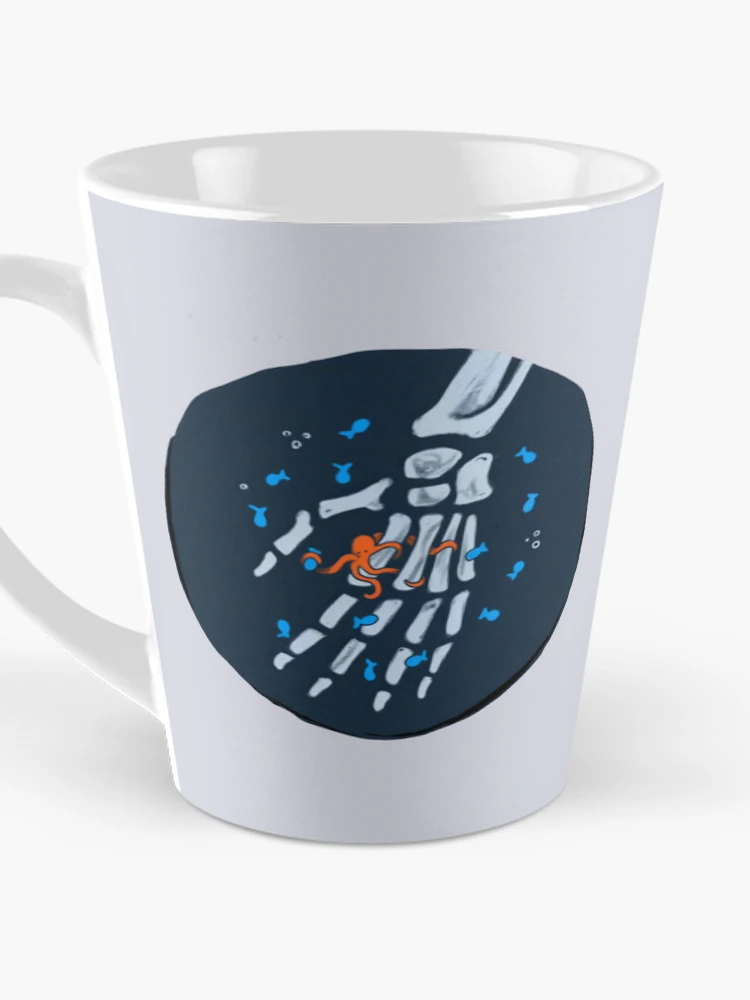 Thumbnail 3 of 4, Coffee Mug, Octopus Skeleton Hand Surreal designed and sold by RicBeastLab.
