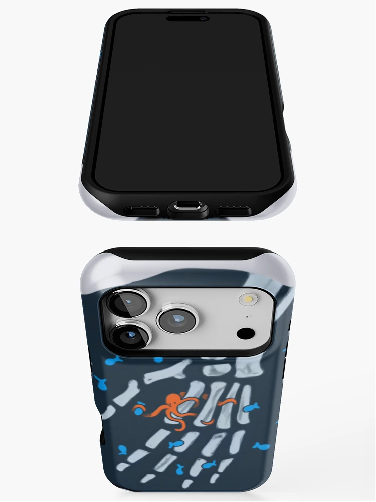 Thumbnail 3 of 4, iPhone Case, Octopus Skeleton Hand Surreal designed and sold by RicBeastLab.