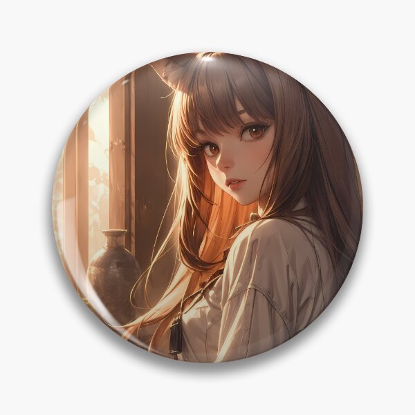 Item preview, Holo Spice and Wolf Cozy Sunset Reading designed and sold by mildaclairmo.