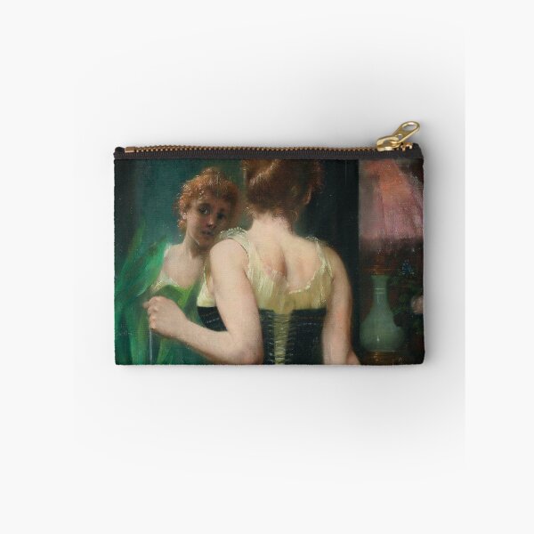 Item preview, Young Woman Adjusting Her Corset - Pierre Carrier-Belleuse designed and sold by forgottenbeauty.
