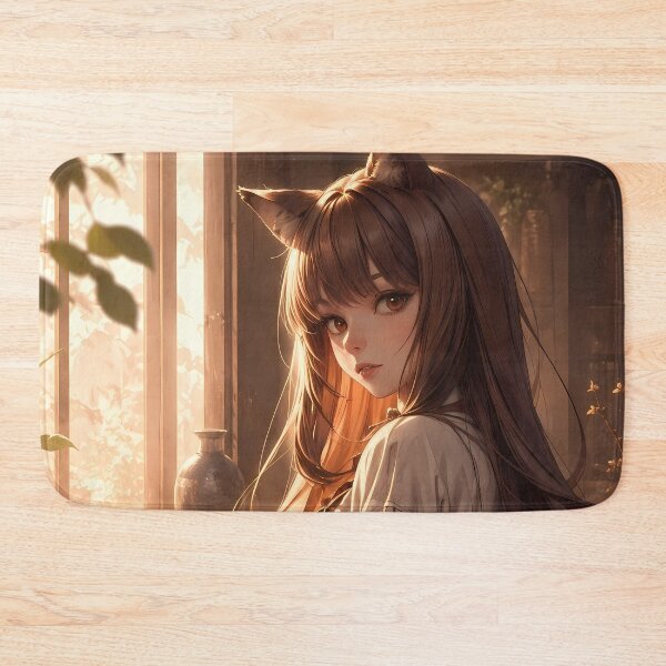 Item preview, Holo Spice and Wolf Cozy Sunset Reading designed and sold by mildaclairmo.