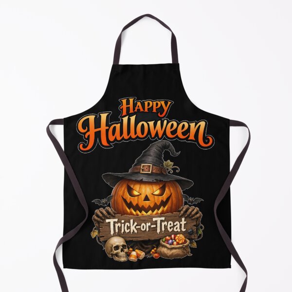 Item preview, Happy Halloween Trick or Treat Pumpkin Witch Hat designed and sold by DeliaDesignsCo.