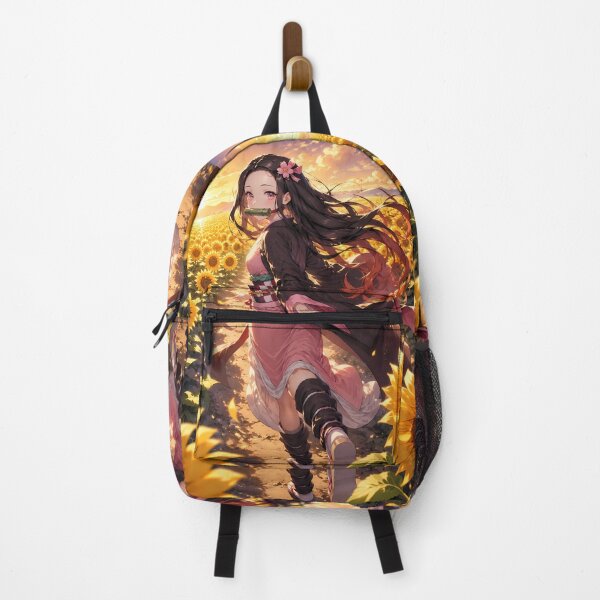 Item preview, Nezuko Kamado Demon Slayer Sunflower Sunset Journey designed and sold by Dashsopaner.
