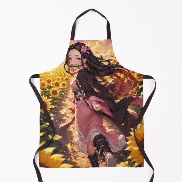 Item preview, Nezuko Kamado Demon Slayer Sunflower Sunset Journey designed and sold by Dashsopaner.