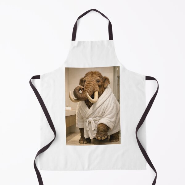 Item preview, Relaxing Bathrobe Mastodon designed and sold by Sillytoe.