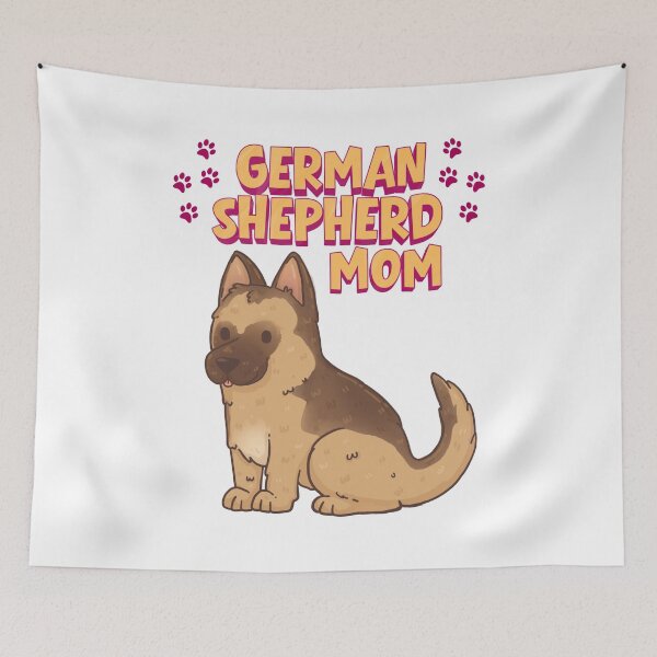 Item preview, German Shepherd Mom Cute GSD Dog Lover designed and sold by Randomnessy.