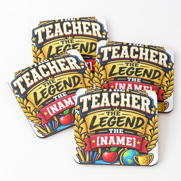 Item preview, The Teacher The Legend Personalized Educator Appreciation Design designed and sold by ismai6.