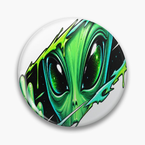 Item preview, Neon Alien Street Art designed and sold by VYBORA Studio.