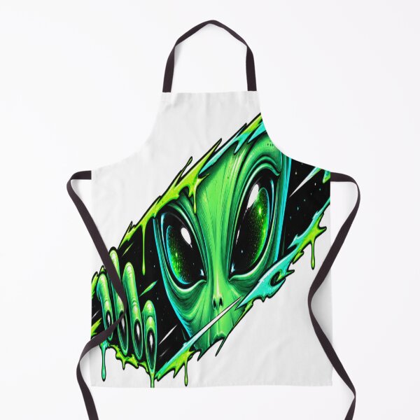Item preview, Neon Alien Street Art designed and sold by VYBORA Studio.