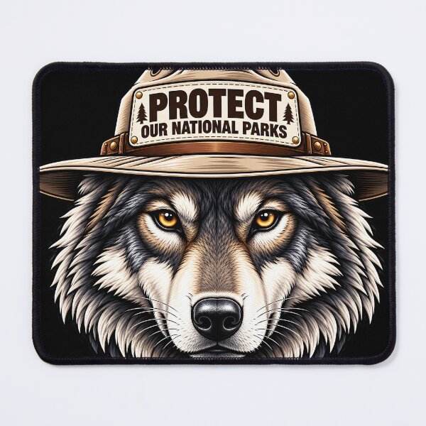 Item preview, Protect Our National Parks – Wolf Wilderness Conservation Design designed and sold by WAUZ.