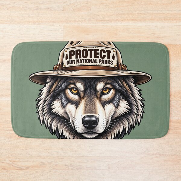 Item preview, Protect Our National Parks – Wolf Wilderness Conservation Design designed and sold by WAUZ.