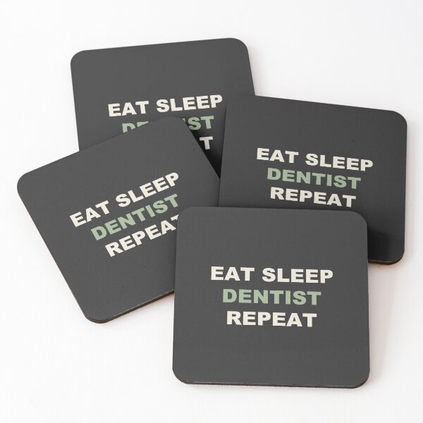 Item preview, Eat Sleep Dentist Repeat - Dentist designed and sold by RetroThreadWorks.
