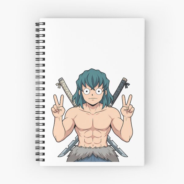 Item preview, Inosuke Hashibira Demon Slayer Double Peace Swords Comedy designed and sold by Dashsopaner.