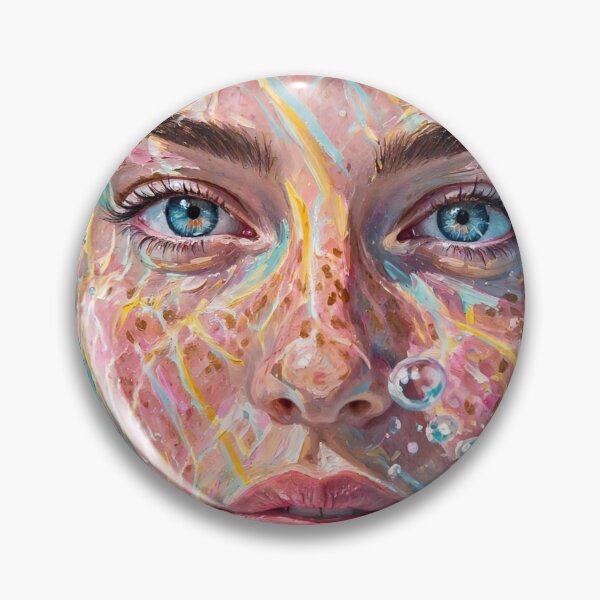 Item preview, Breathe Underwater - Acrylic Turquoise Ocean Portrait designed and sold by Surviving Monday Club.
