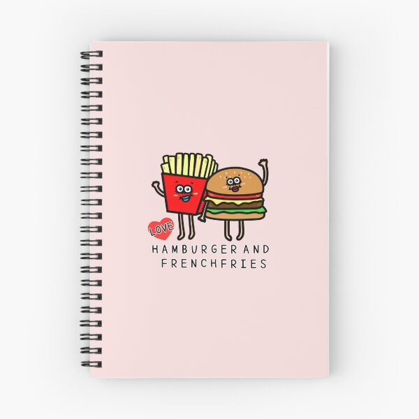 Item preview, Cute I LOVE HAMBURGER AND FRENCHFRIES designed and sold by kanaehonkawa.