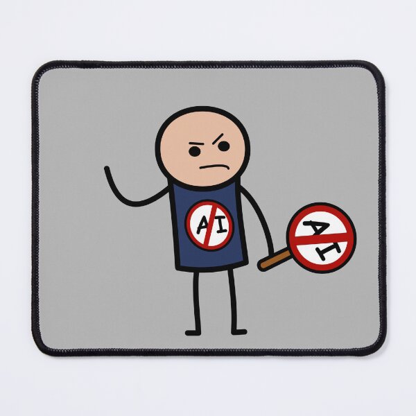 Item preview, Stickman anti ai designed and sold by Iridianwilds.