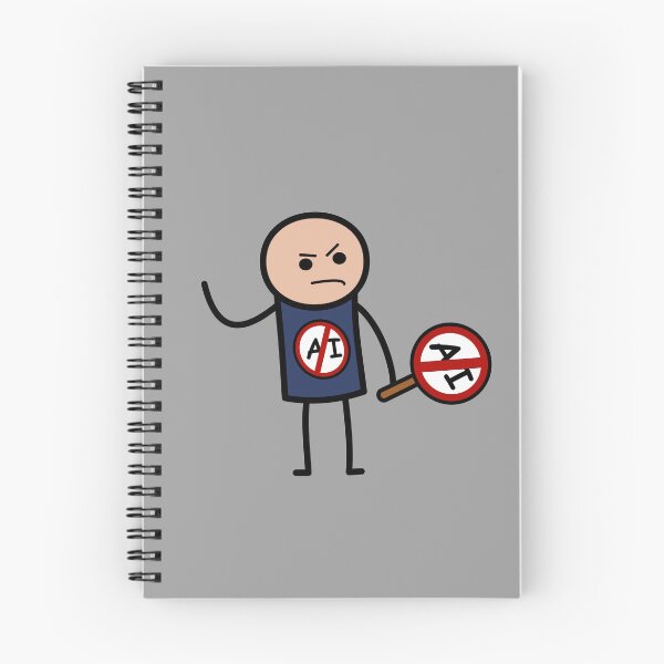 Item preview, Stickman anti ai designed and sold by Iridianwilds.