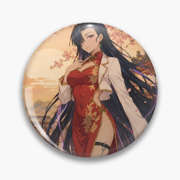 Item preview, Shenhua Black Lagoon Cherry Blossom Sunset Elegance designed and sold by mildaclairmo.