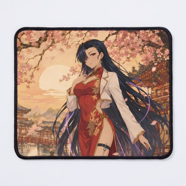 Item preview, Shenhua Black Lagoon Cherry Blossom Sunset Elegance designed and sold by mildaclairmo.